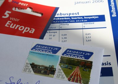 TPG Post timbres