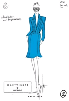 croquis Mart Visser KLM